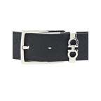 Black Leather Regular Belt