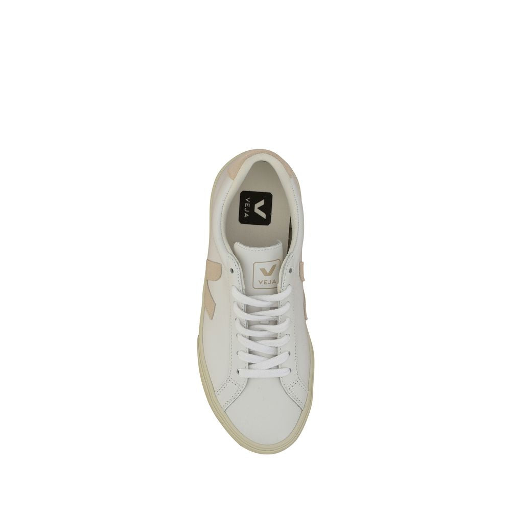White Calf Leather Bos Taurus Sneakers
