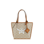 Brown Polyester Shoulder Bag