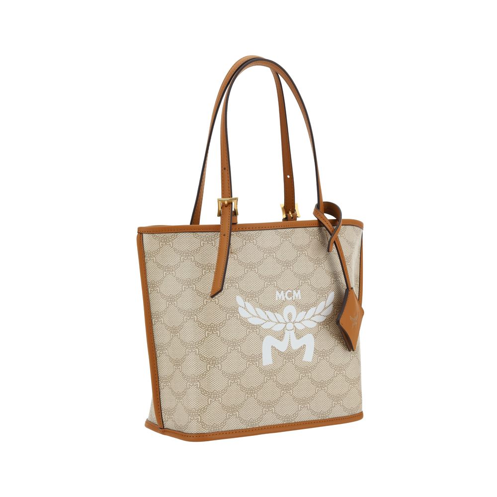 Brown Polyester Shoulder Bag