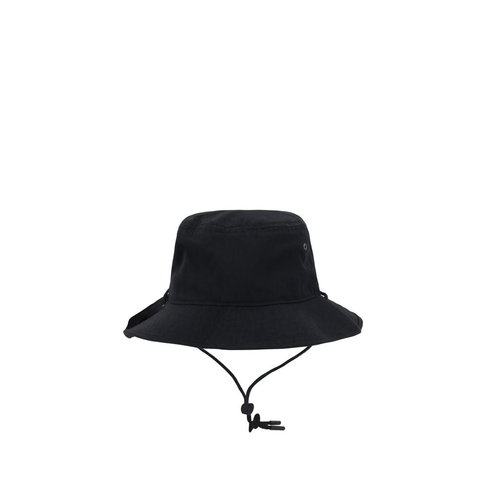 Black Recycled Polyester Bucket Hat