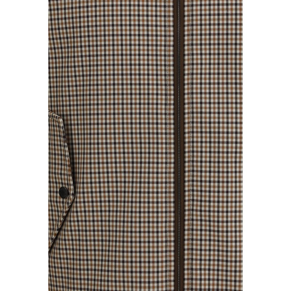 Brown Polyester Coat