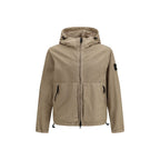 Brown Polyamide Shell Jacket