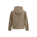 Brown Polyamide Shell Jacket