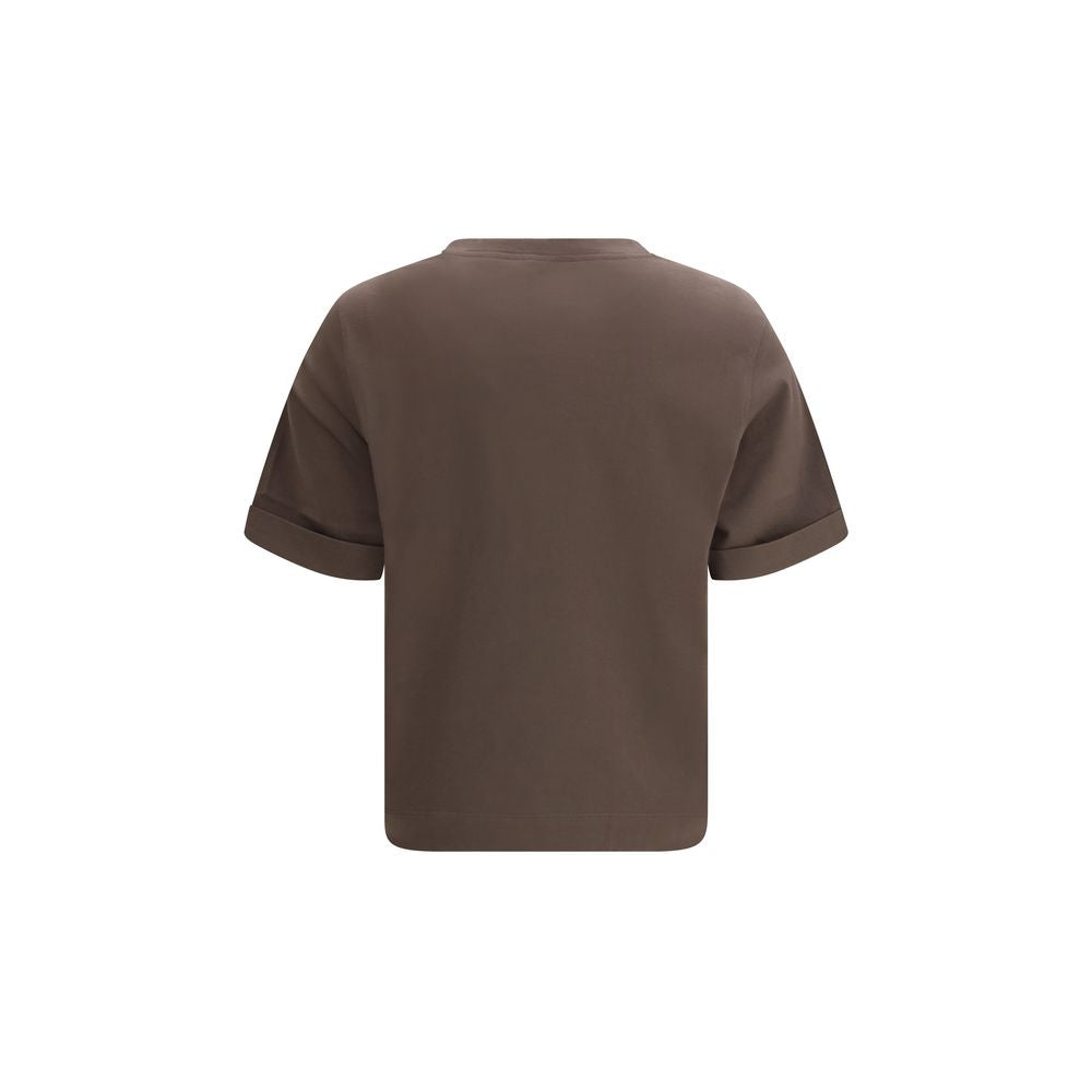 Brown Cotton T-Shirt