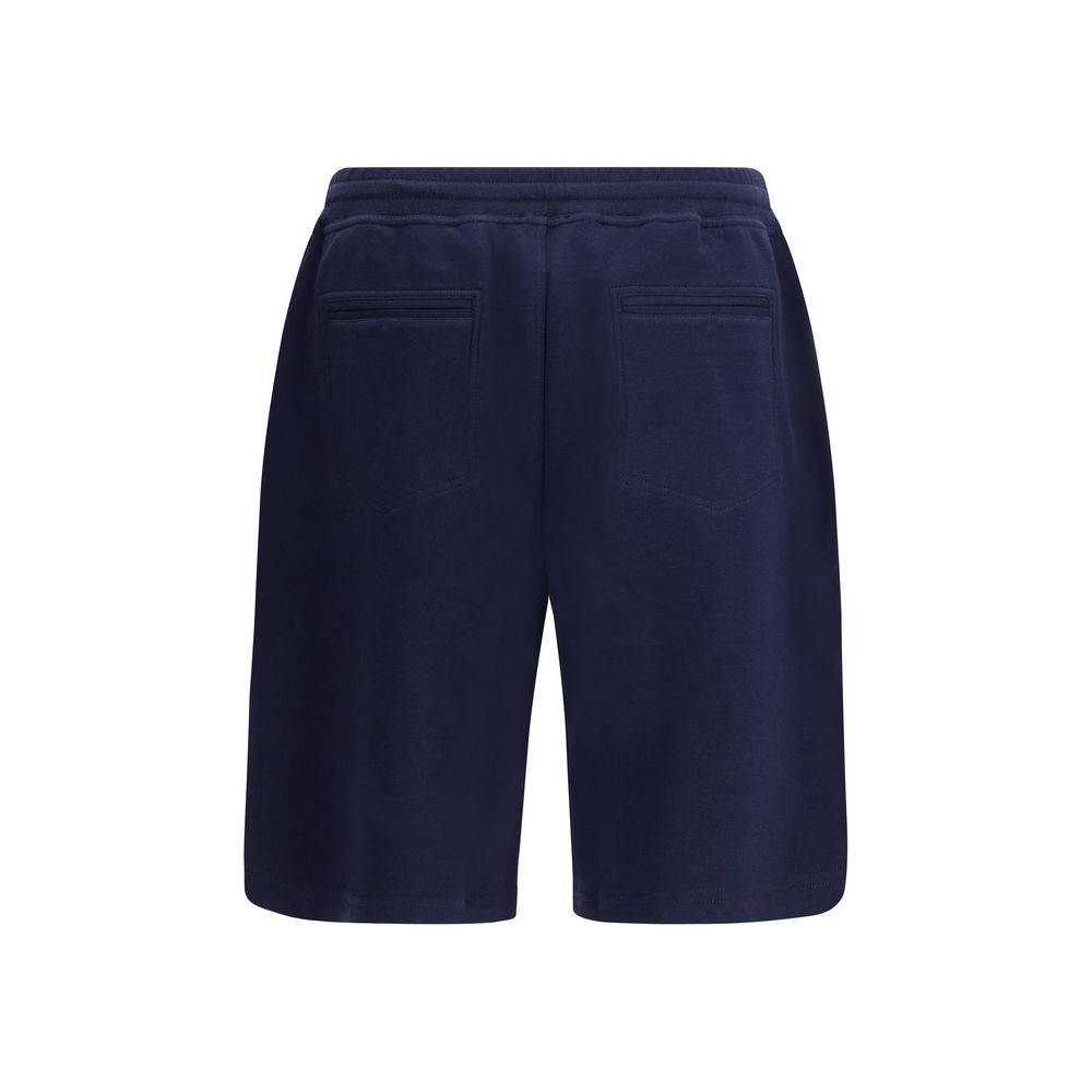 Shorts Bermuda en coton bleu