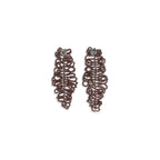 Bordeaux Silver Earrings