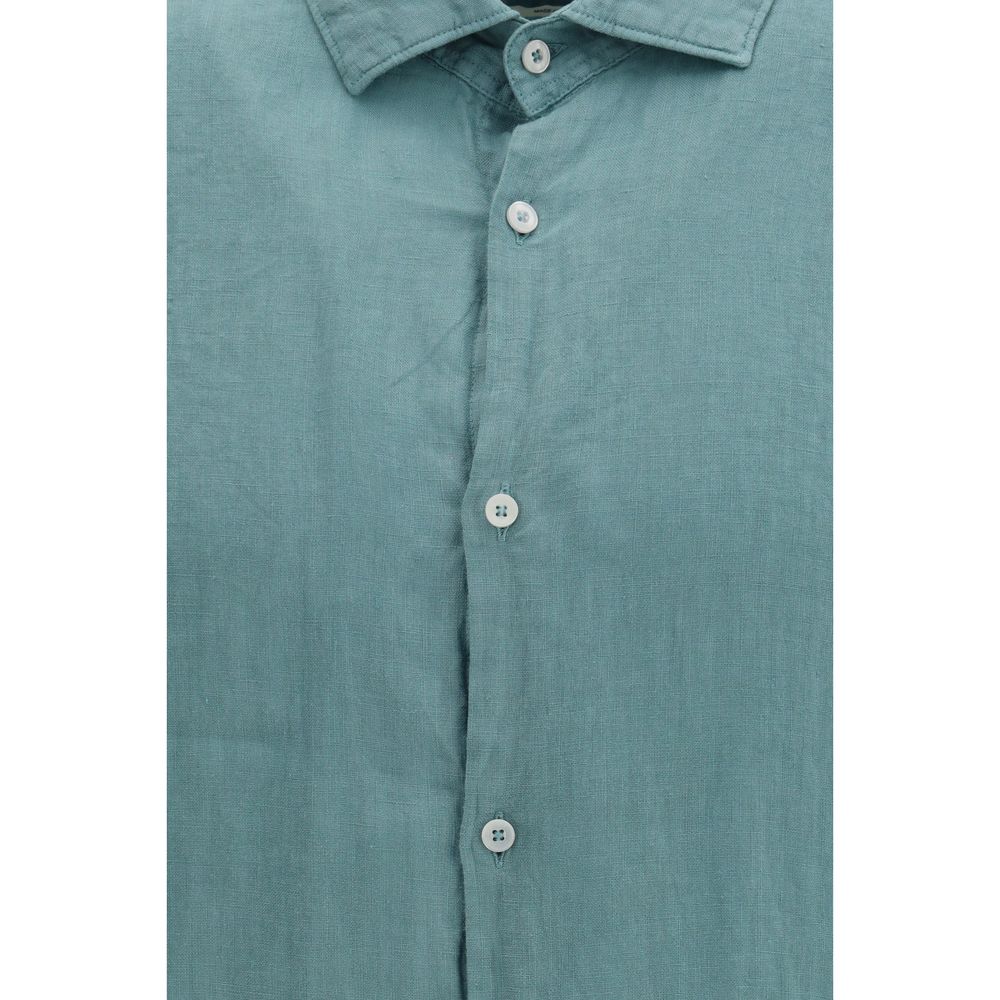 Bicolor Linen Shirt