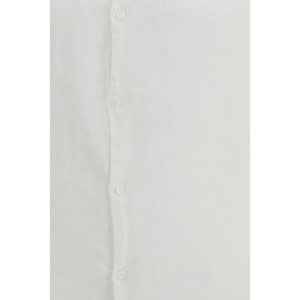 White Linen Dress Shirt