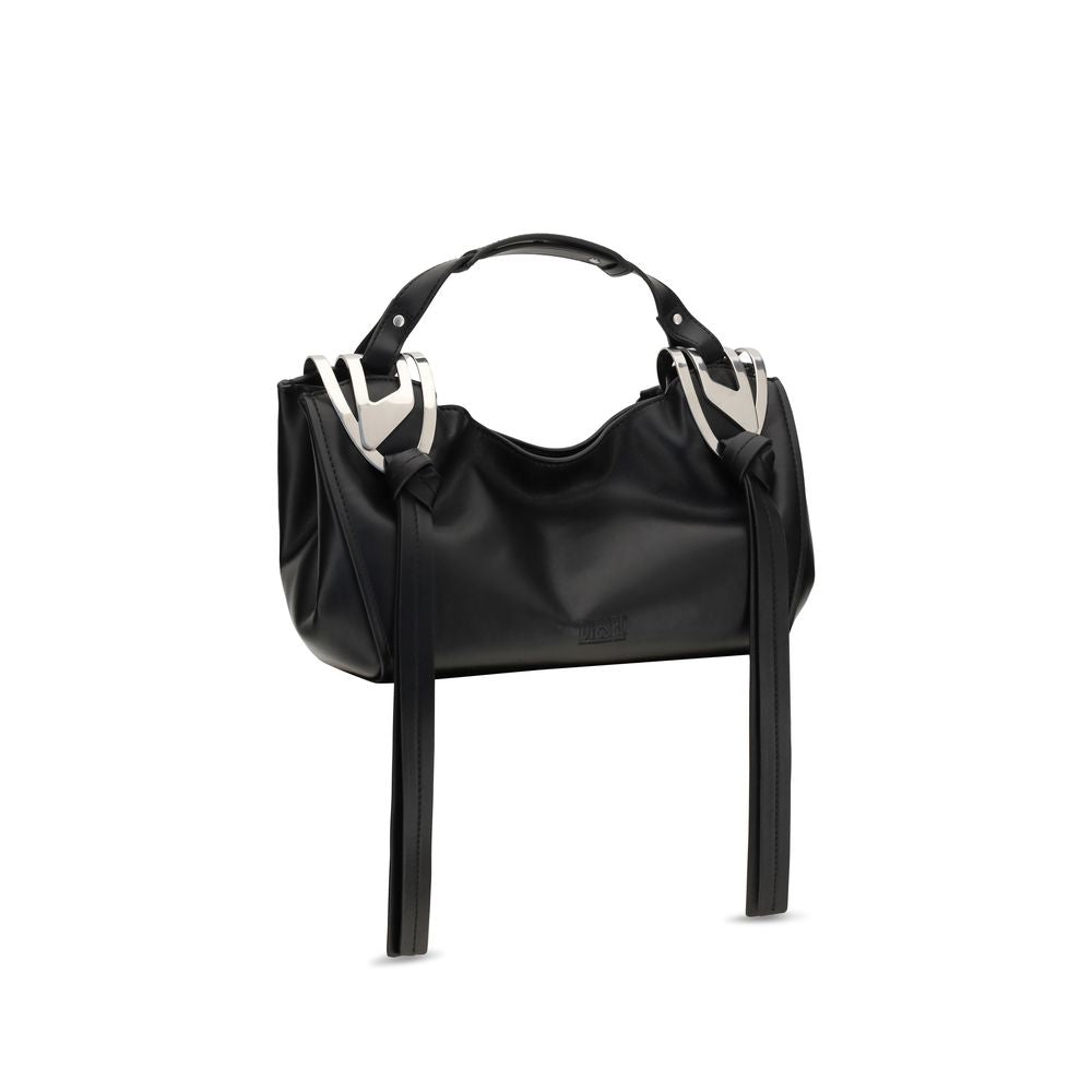 Black Calf Leather Bos Taurus Handbag