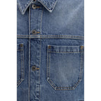 Blue Cotton Denim Jacket