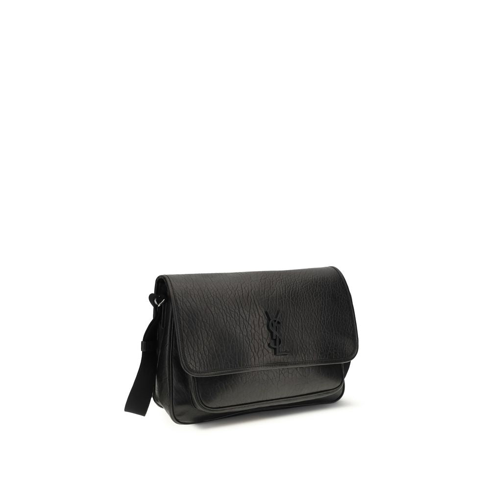 Black Calf Leather Bos Taurus Shoulder Bag