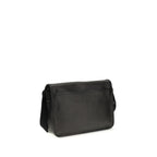 Black Calf Leather Bos Taurus Shoulder Bag