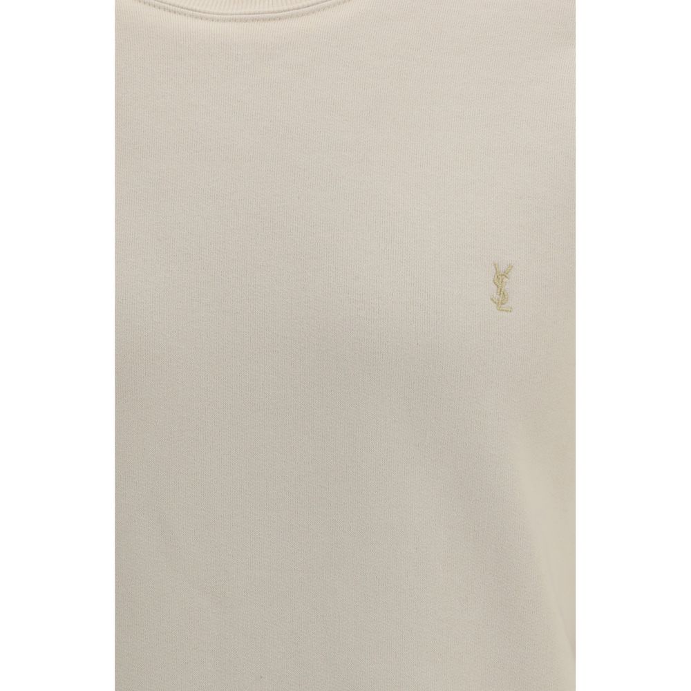 Beige Cotton Sweatshirt
