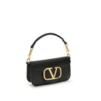 Black Calf Leather Bos Taurus Shoulder Bag