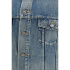 Blue Cotton Denim Jacket
