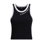 Black Cotton Tank Tops
