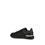 Black Calf Leather Bos Taurus Low Top Sneakers