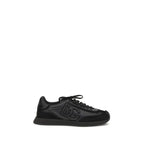 Black Calf Leather Bos Taurus Athletic Sneakers