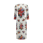 Multicolor Polyester Casual Dress