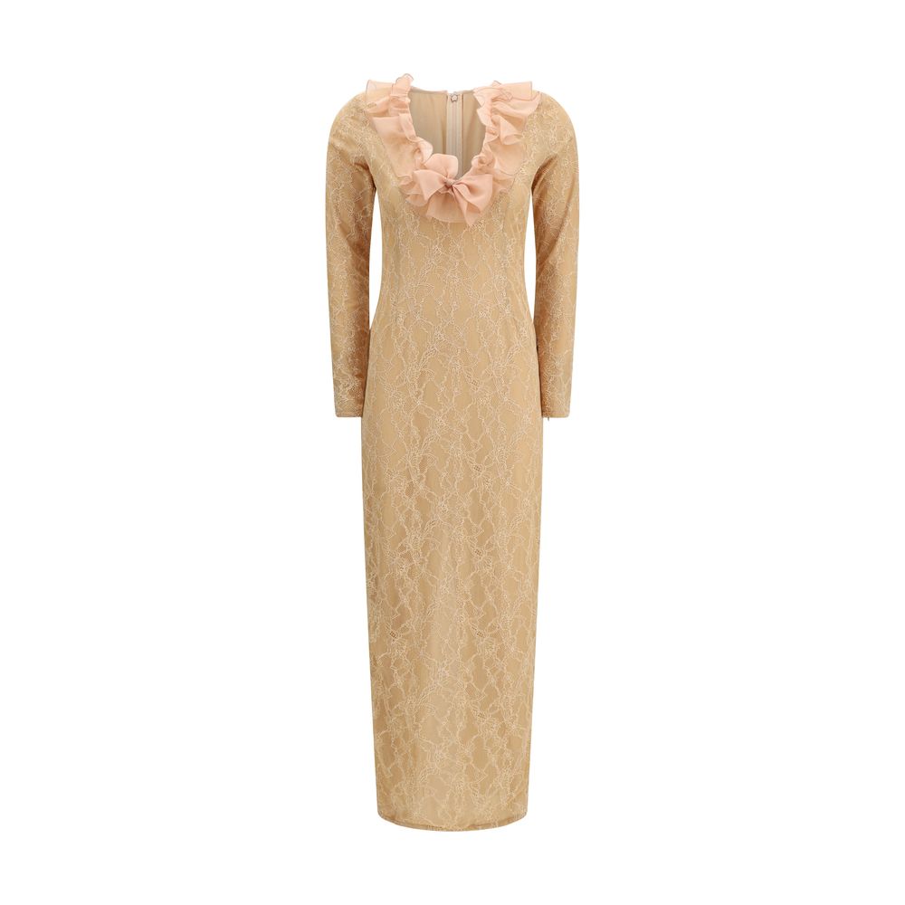 Multicolor Polyamide Cocktail Dress