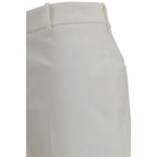 White Cotton Pants