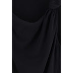 Black Cotton Sleeveles T-Shirt