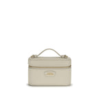 Beige Calf Leather Bos Taurus Handbag