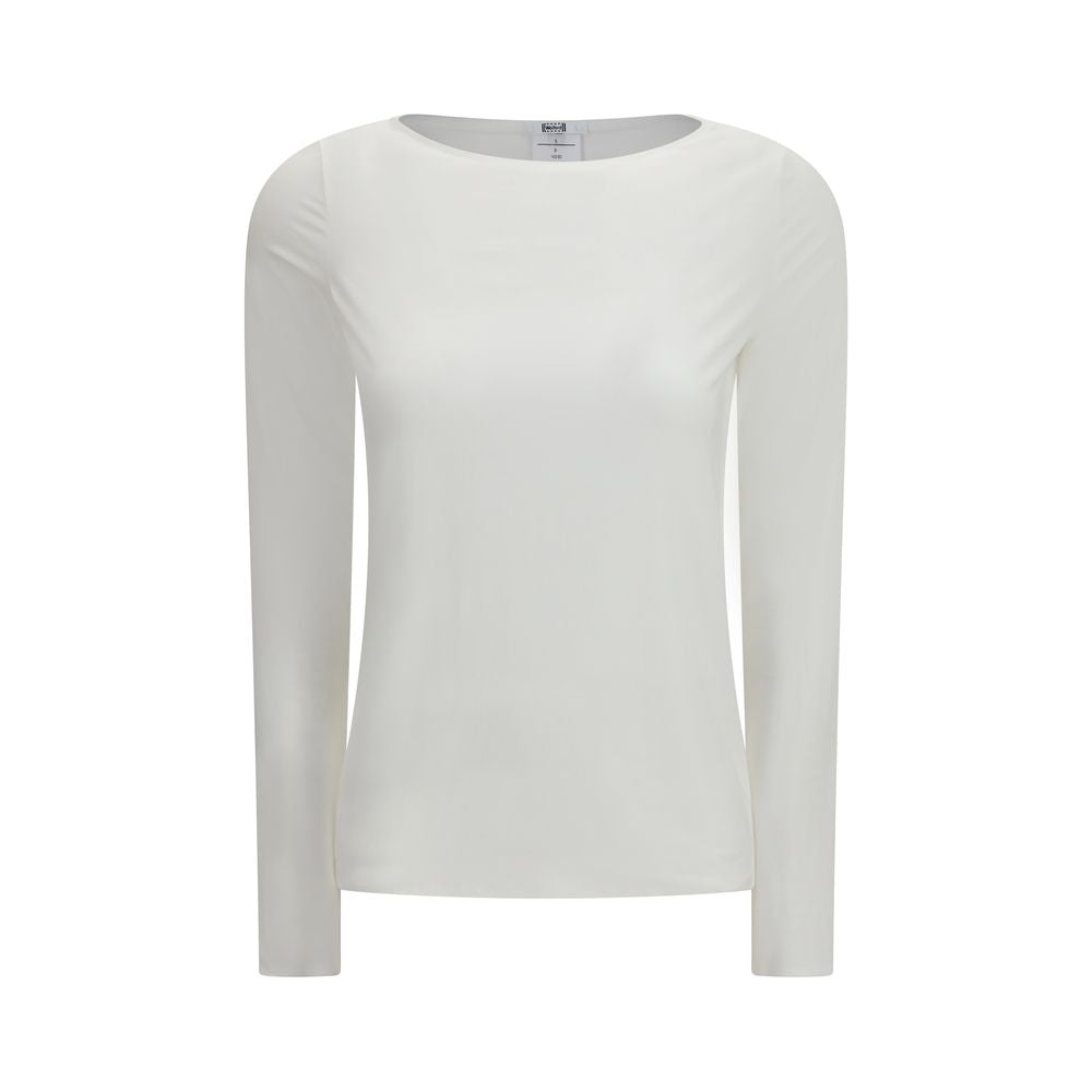 White Modal Long Sleeve T-Shirt