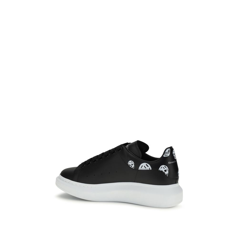 Black Calf Leather Bos Taurus Chunky Sneakers