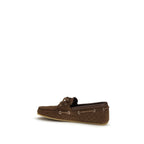 Brown Calf Leather Bos Taurus Slip-On Loafers