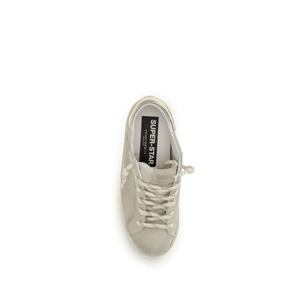 Beige Calf Leather Bos Taurus Low Top Sneakers
