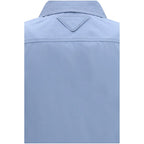 Blue Cotton Dress Shirt