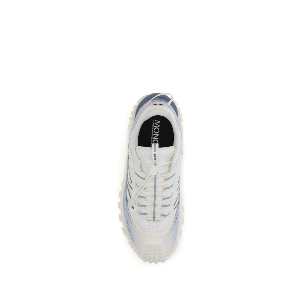 Blue Polyamide Athletic Sneakers