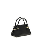 Black Calf Leather Bos Taurus Handbag