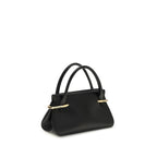 Black Calf Leather Bos Taurus Handbag