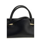 Black Calf Leather Bos Taurus Handbag