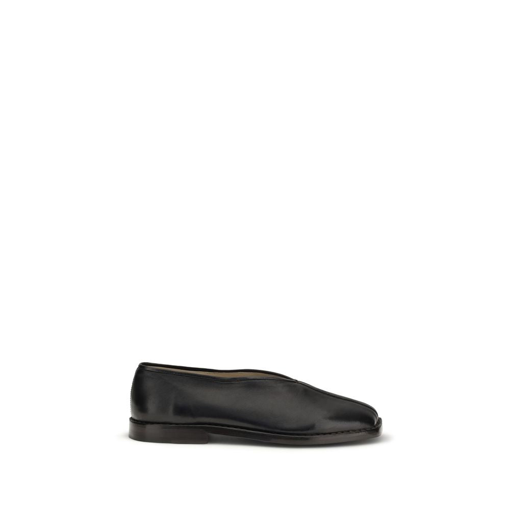 Black Lamb Ovis Aries Aries Slip-On Loafers