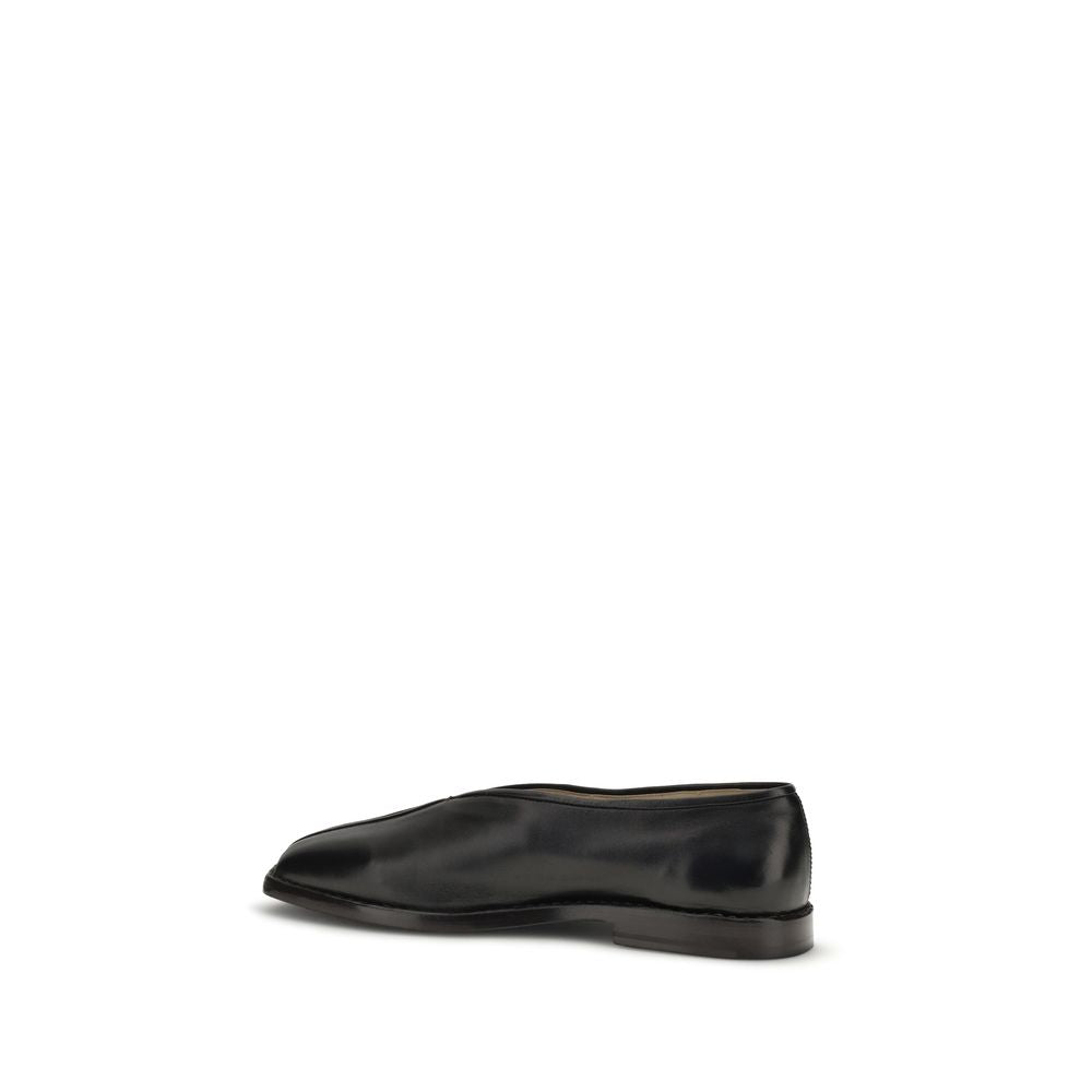 Black Lamb Ovis Aries Aries Slip-On Loafers
