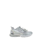 Gray Polyester Athletic Sneakers