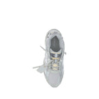 Gray Polyester Athletic Sneakers