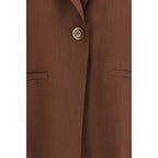 Brown Viscose Jacket