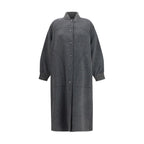 Gray Nylon Coat