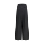 Black Polyester Pants