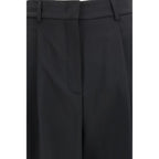 Black Polyester Pants