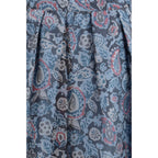 Multicolor Silk Long Skirt