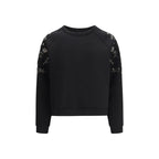Black Polyester Sweatshirt