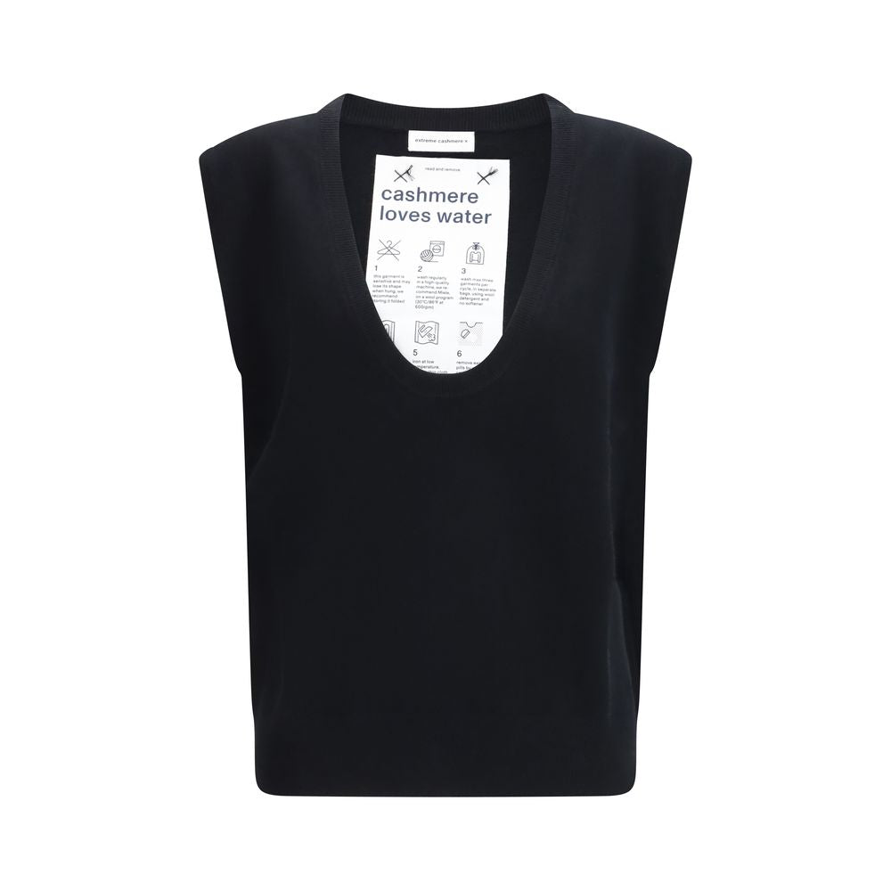 Black Elastane Sweatshirt