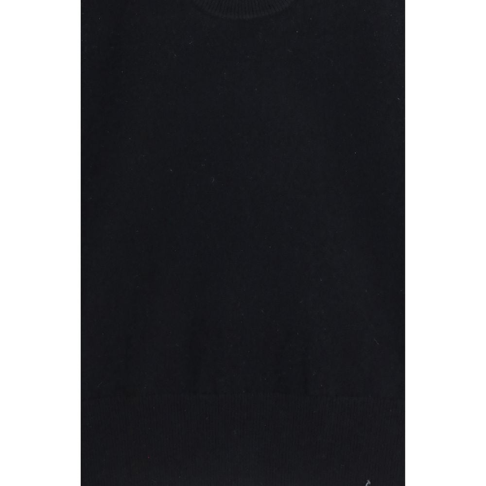 Black Elastane Sweatshirt