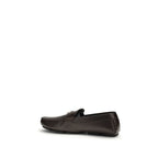 Brown Calf Leather Bos Taurus Slip-On Loafers